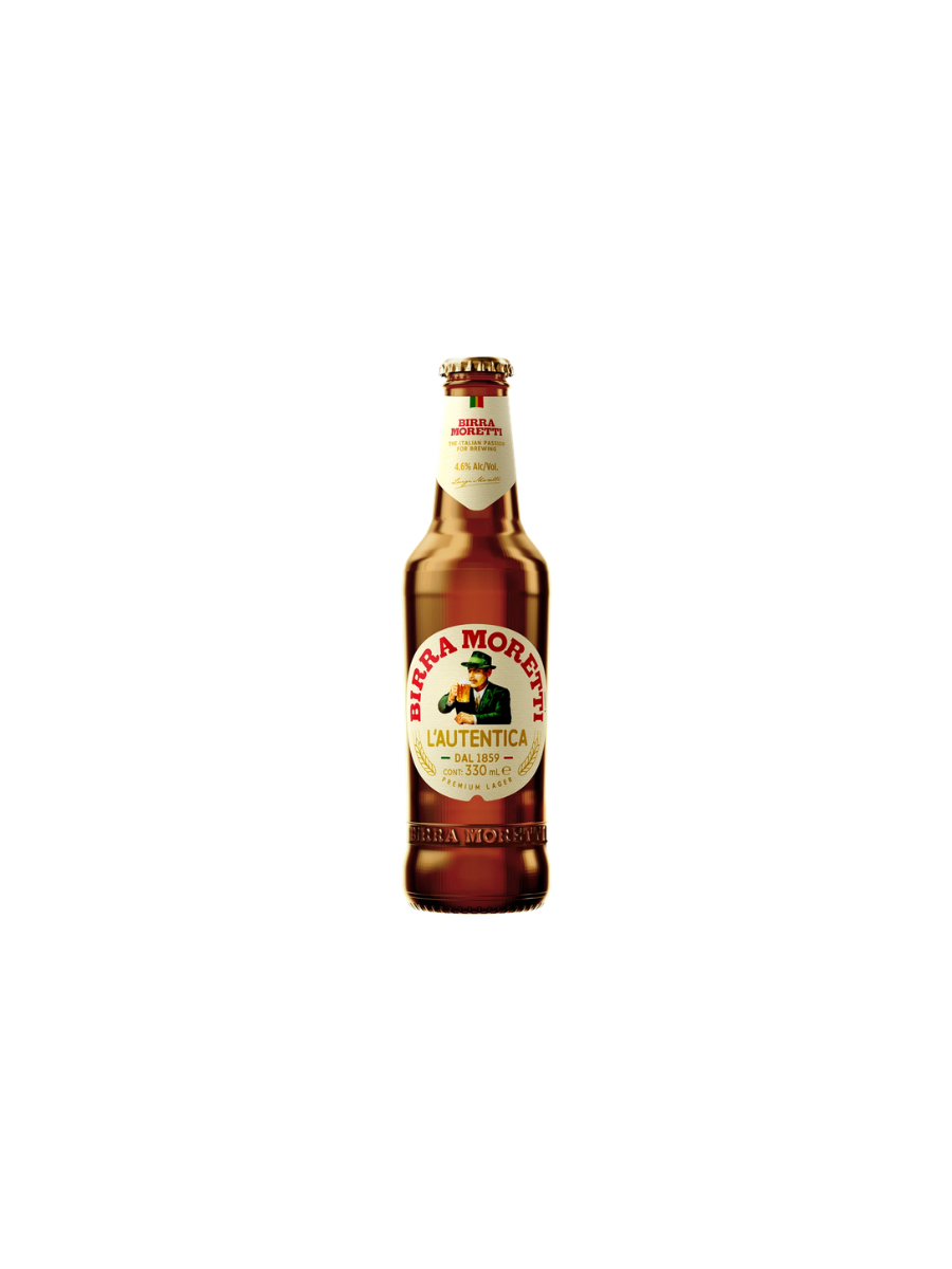 Birra Moretti Lager Bottles 330ml