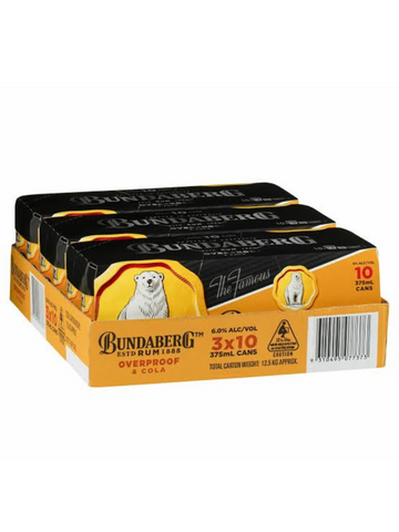 Bundaberg OP Rum & Cola 6% 30 Pack