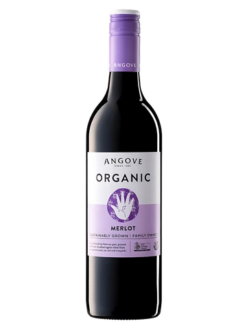 ANGOVE ORGANIC MERLOT 750ML