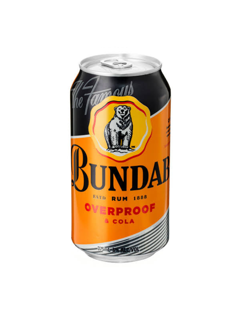 Bundaberg OP Rum & cola cans 375ml