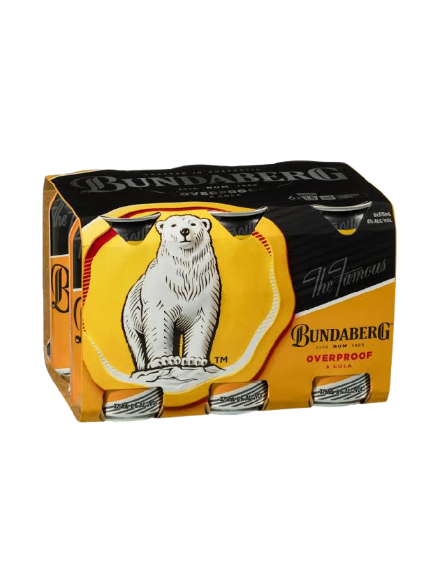 Bundaberg OP Rum & cola cans 375ml