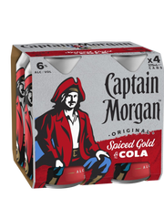 CAPT MORGAN & COLA 6% CAN 375ML