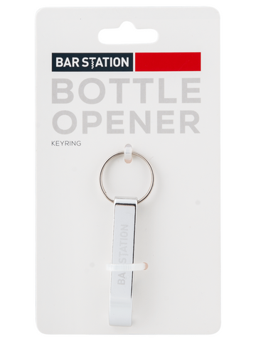 BAR STATION  BOTTLE OPENER KEYRING